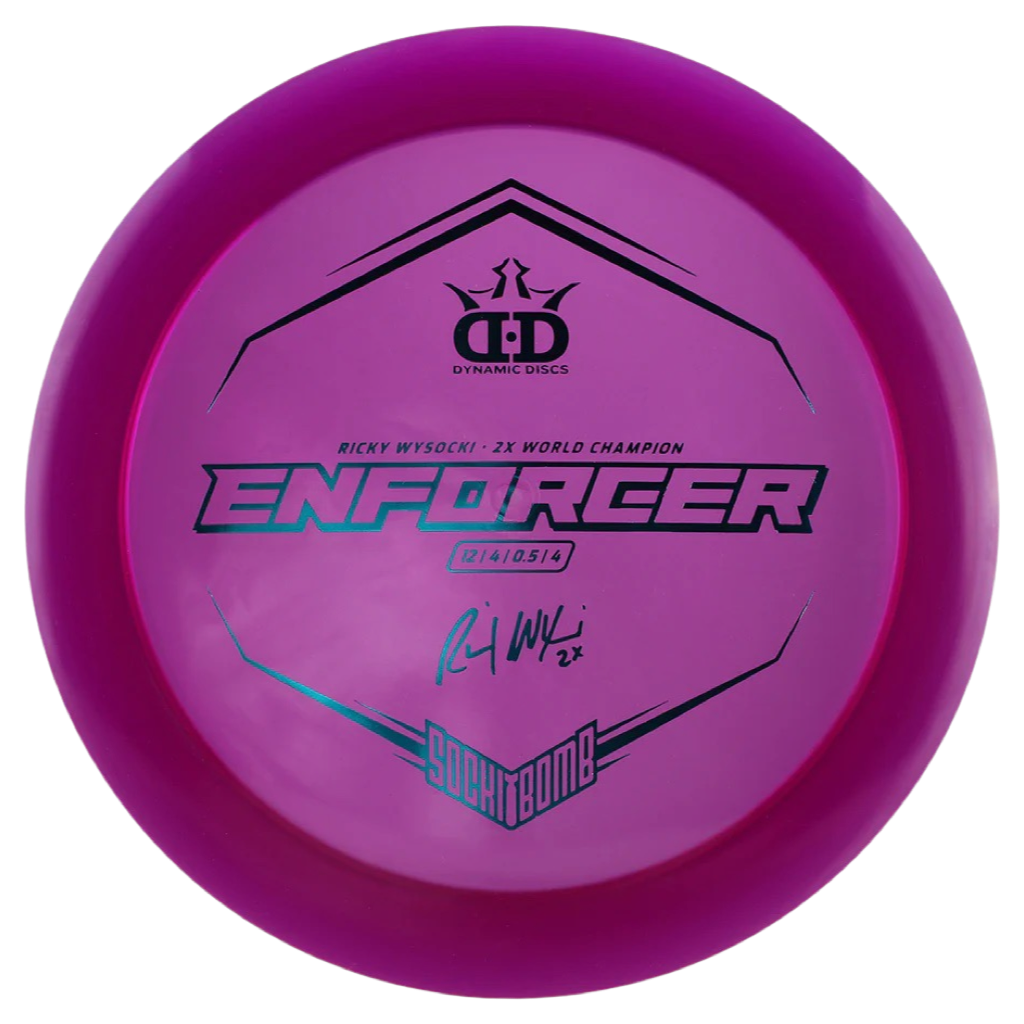 Dynamic Discs Lucid Ice Enforcer - Ricky Wysocki Sockibomb