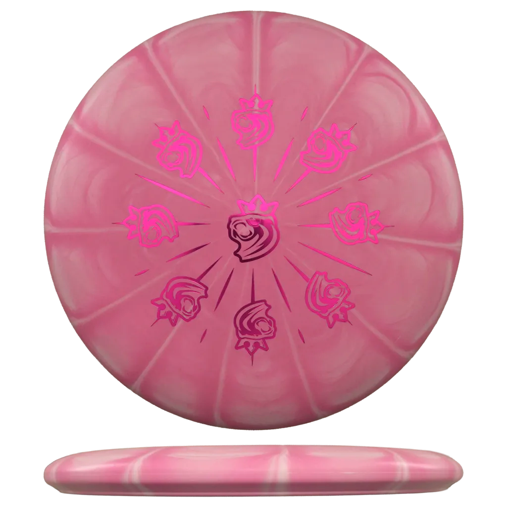 Flex 1 Vapor D-Line P1X - DiscKing Special Edition - Pinkki/Valkoinen / Circle