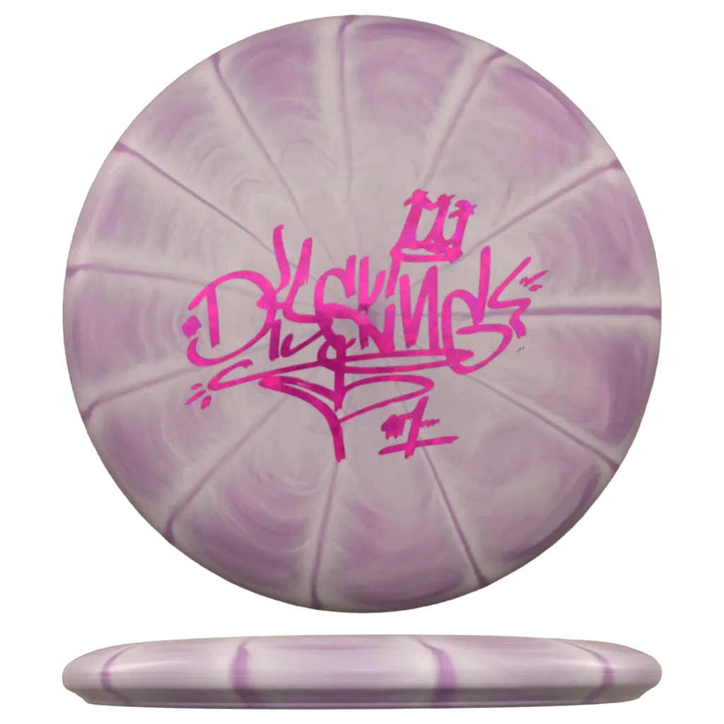 Flex 1 Vapor D-Line P1X - DiscKing Special Edition - Valkoinen/Violetti / Graffiti #1