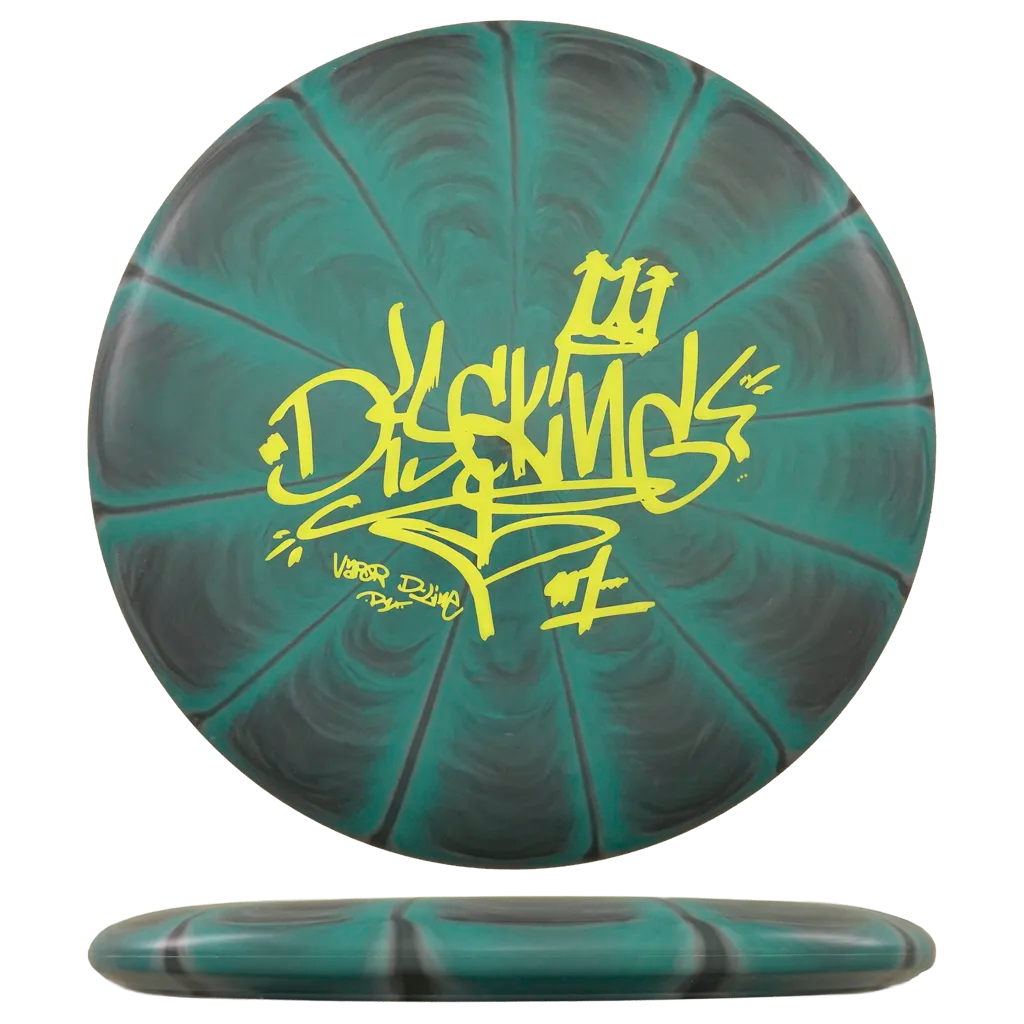 Flex 3 Vapor D-Line P1X - DiscKing Special Edition - Turkoosi/Musta / Graffiti #2