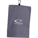 Foldable Clip-On Disc Golf Towel Grå
