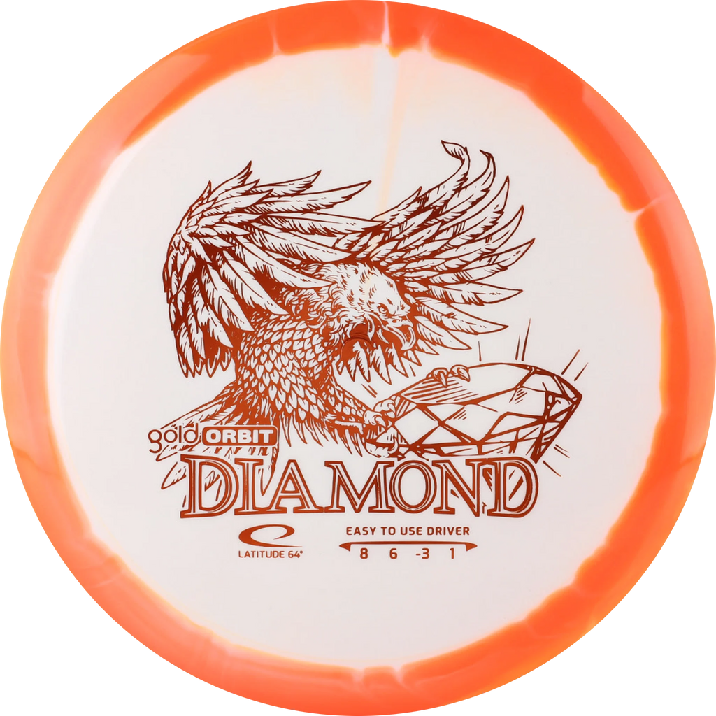 Gold Orbit Diamond Orange