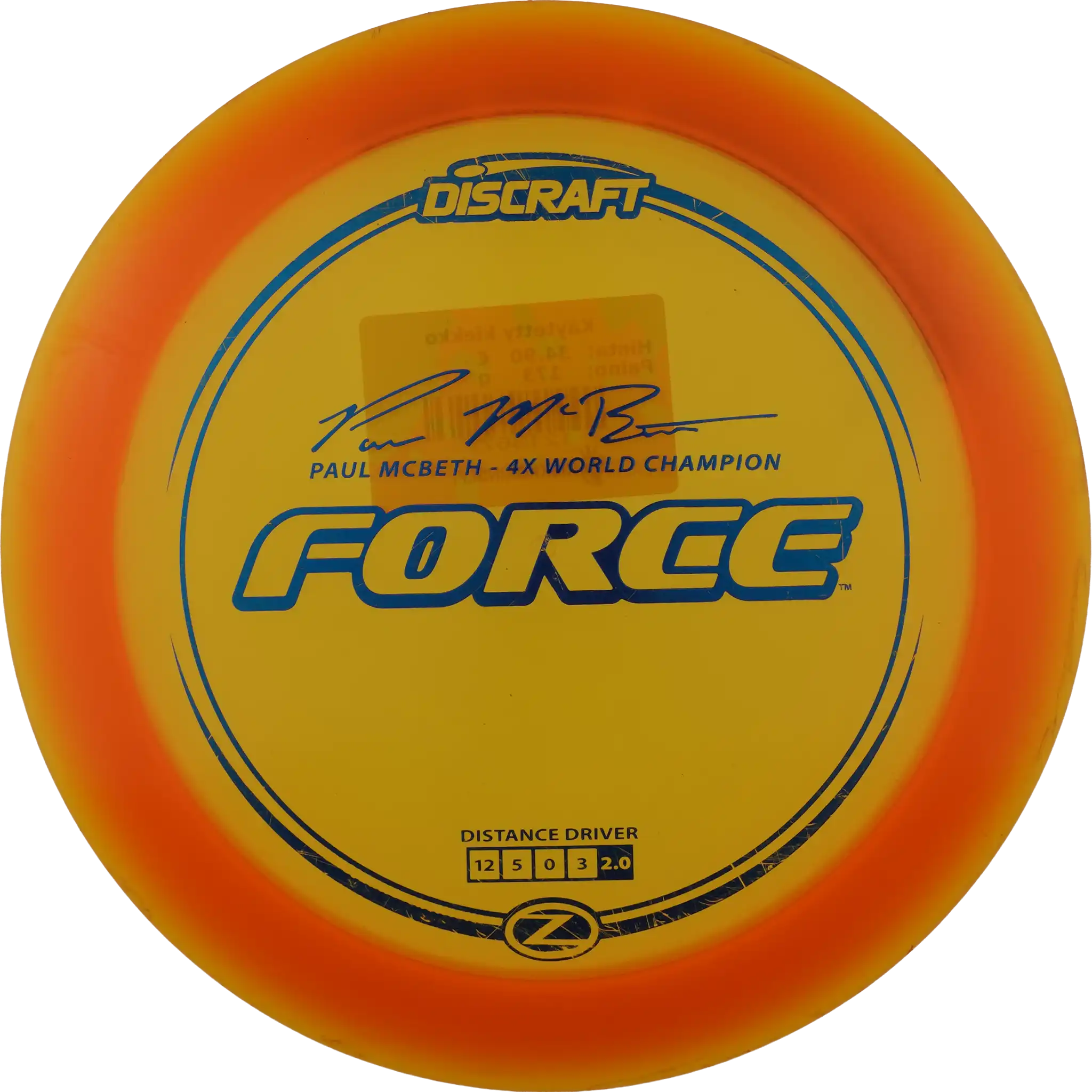 Z Force - Paul McBeth 4x World Champion