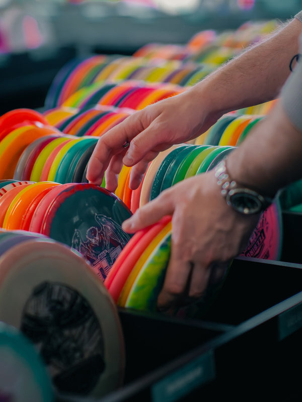 Begagnade discgolfdiscar