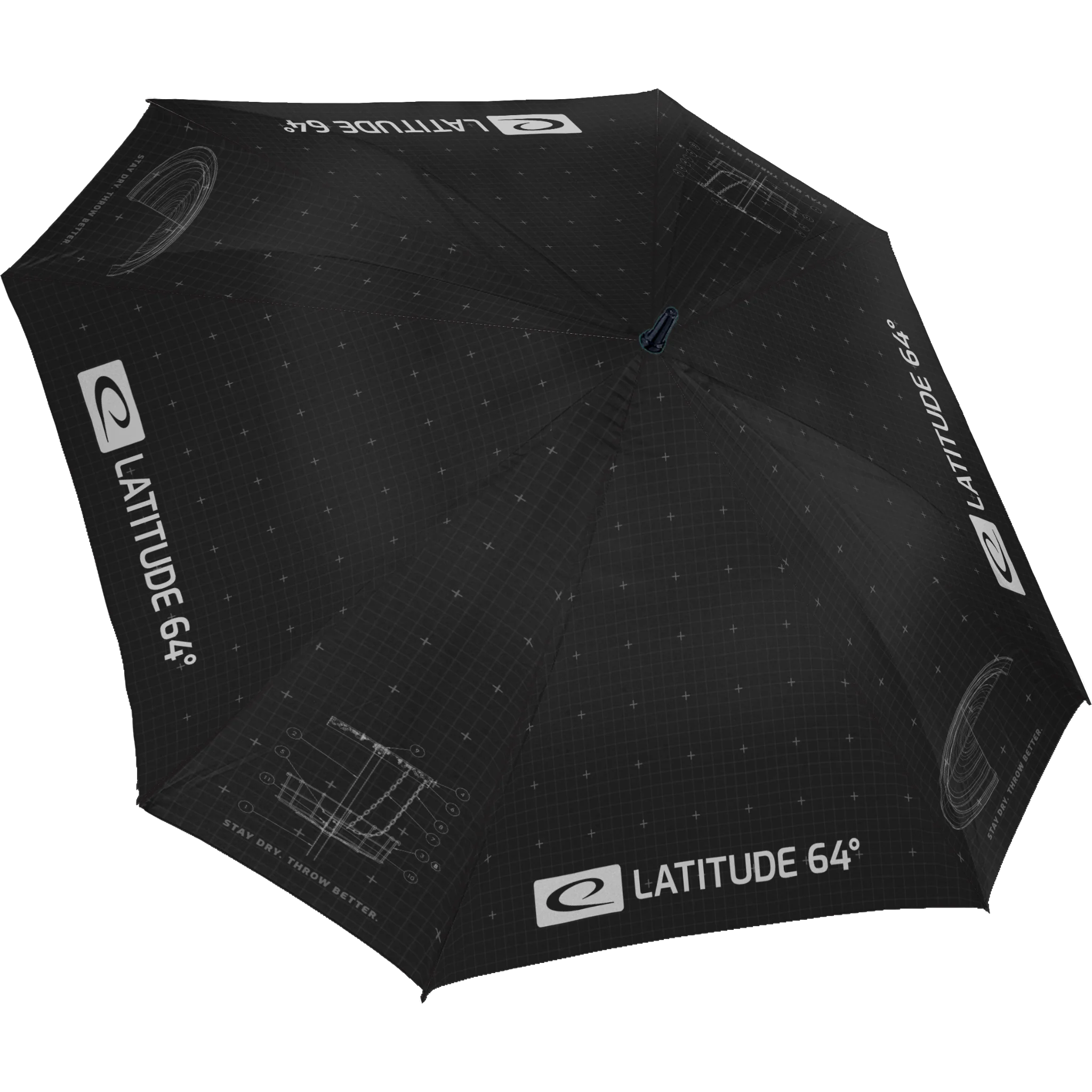 Discgolfparaply Svart