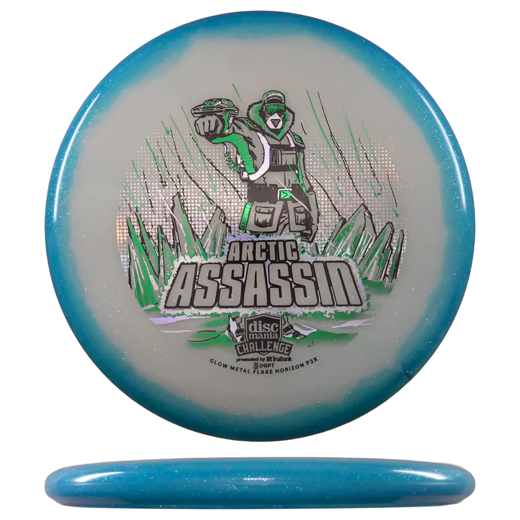 Metal Flake Horizon C-Line P2X - Gannon Buhr - Arctic Assasin - Discmania Challenge - Sininen