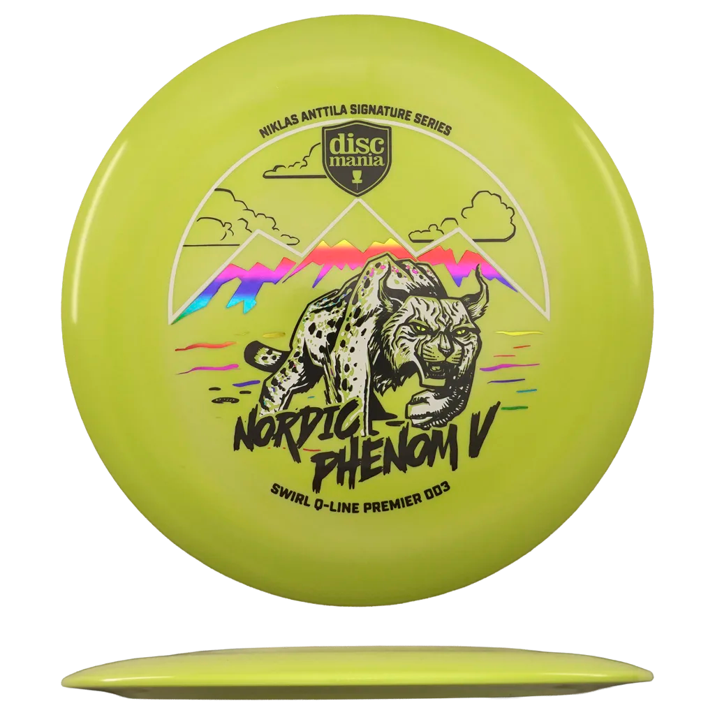 Swirl Q-Line DD3 - Nordic Phenom 5 - Niklas Anttila 2026 Signature Series - Premier Technology - Vihreä