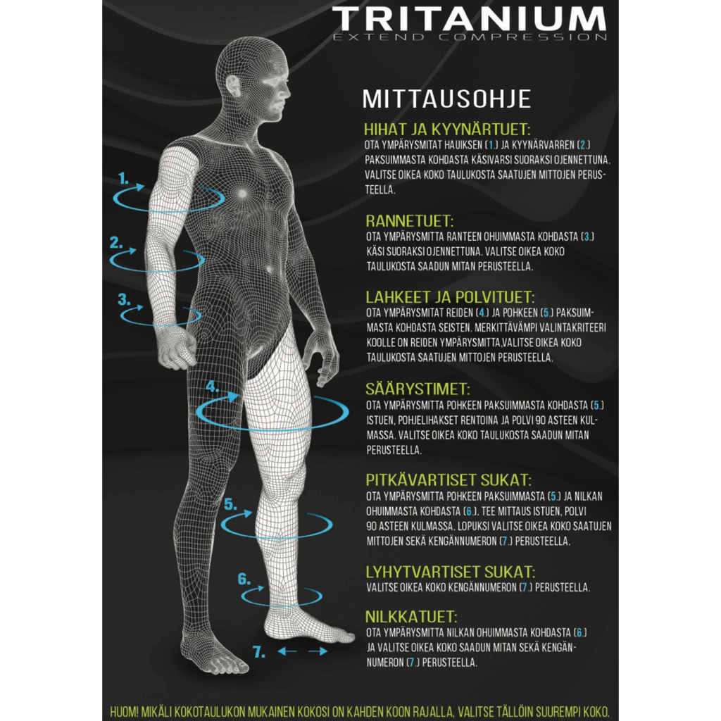 Tritanium Extend High - Kompressionsknästöd