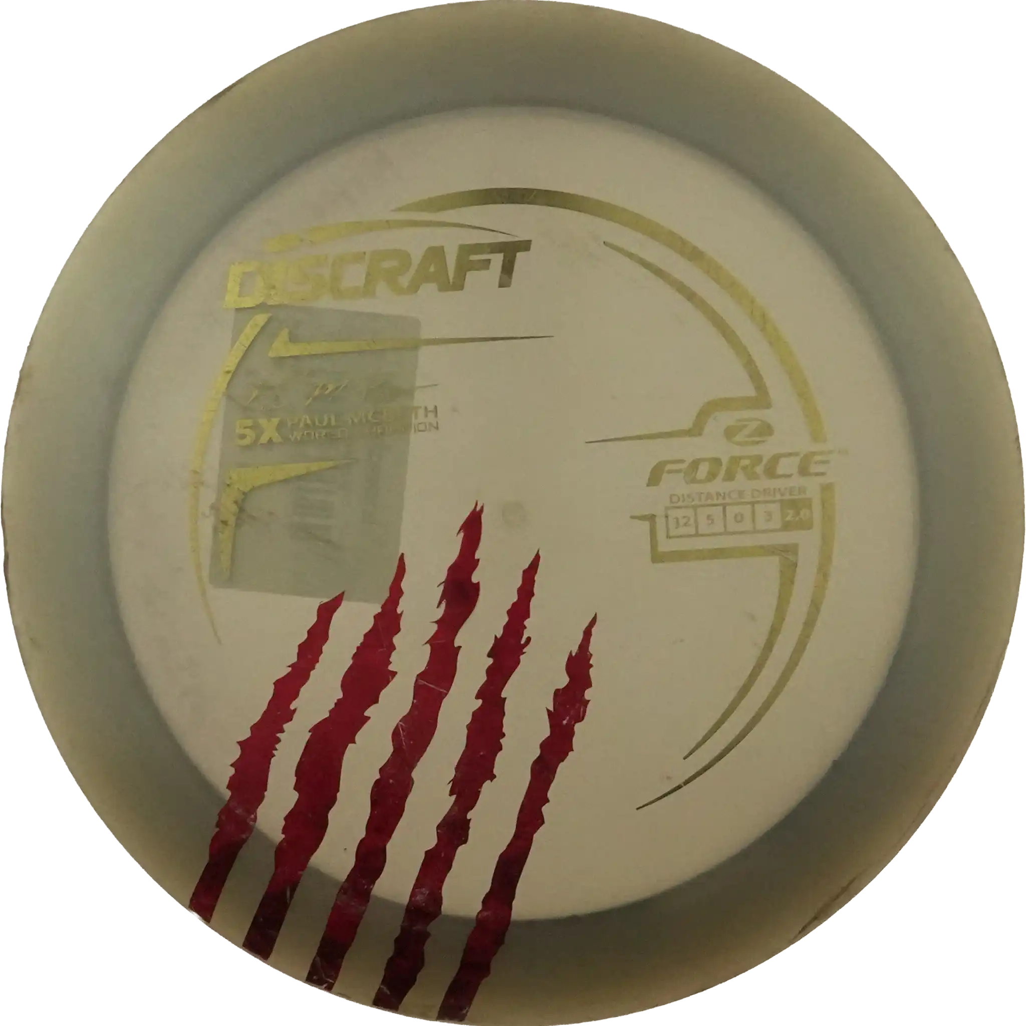 Z Force - Paul McBeth - 4x World Champion - Claw Stamp