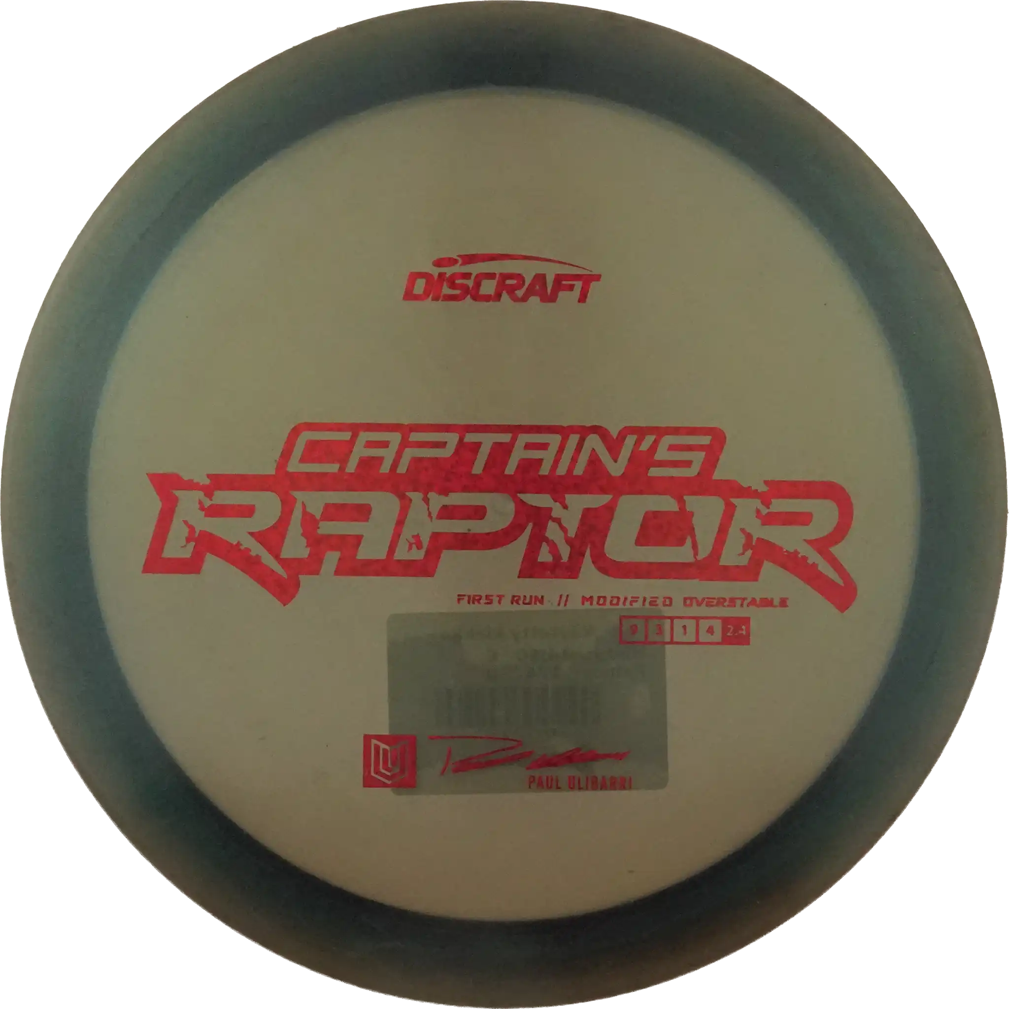 Z Captain's Raptor - First Run - Paul Ulibarri