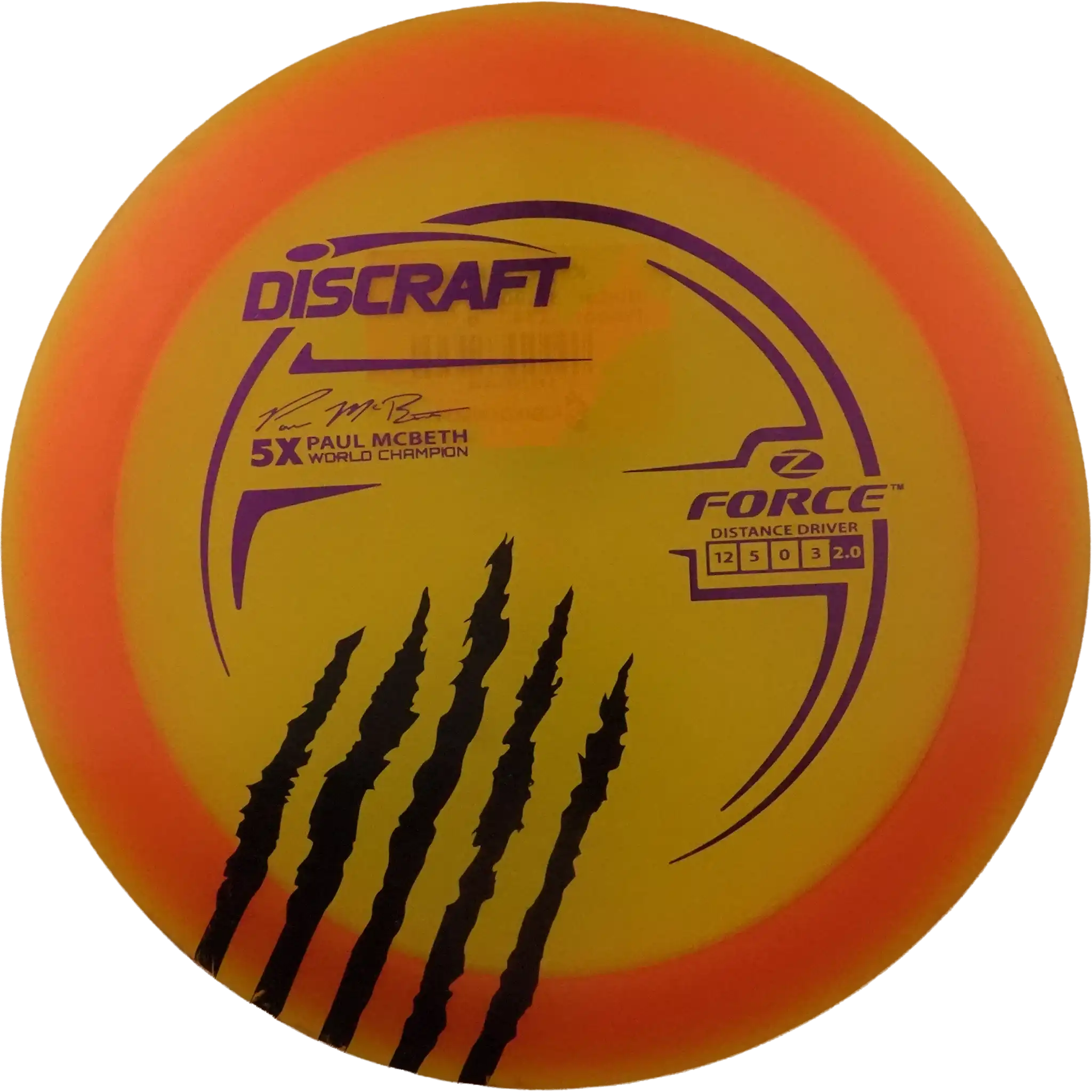 Z Force - Paul Mcbeth - 5x World Champion - Claw Stamp