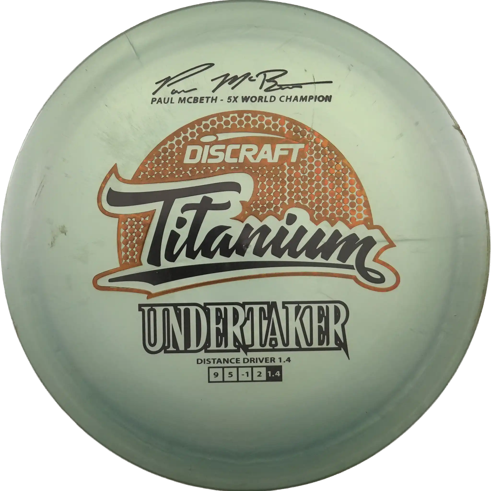 Titanium Undertaker - Paul McBeth - 5x World Champion