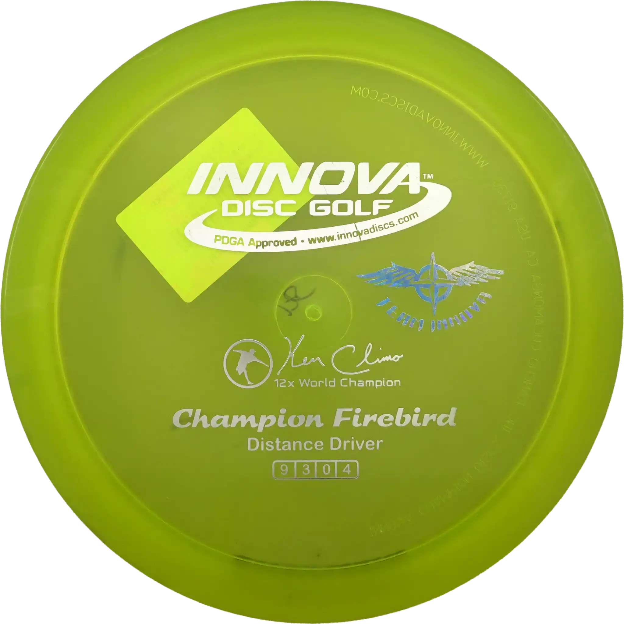 Champion Firebird - Team Innova - Ken Climo - 12x World Champion