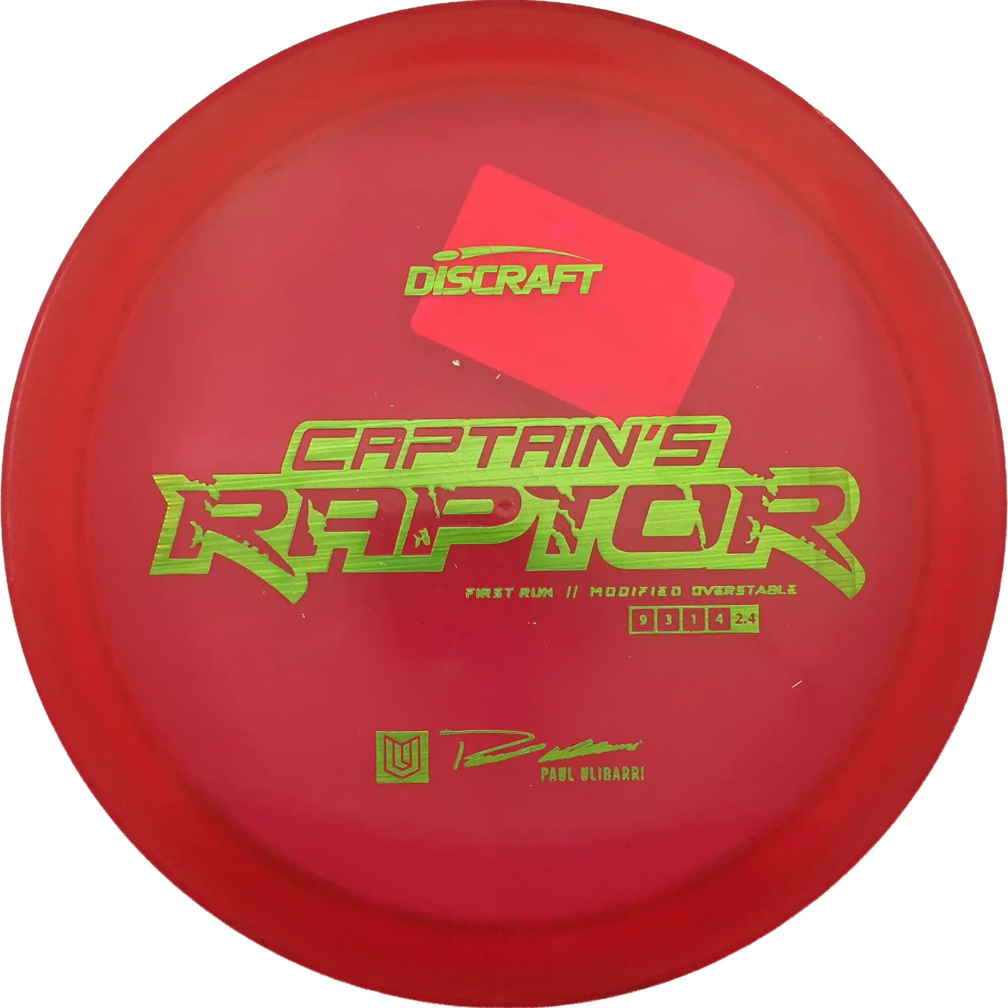 Z Captain´s Raptor - Paul Ulibarri Tour Series