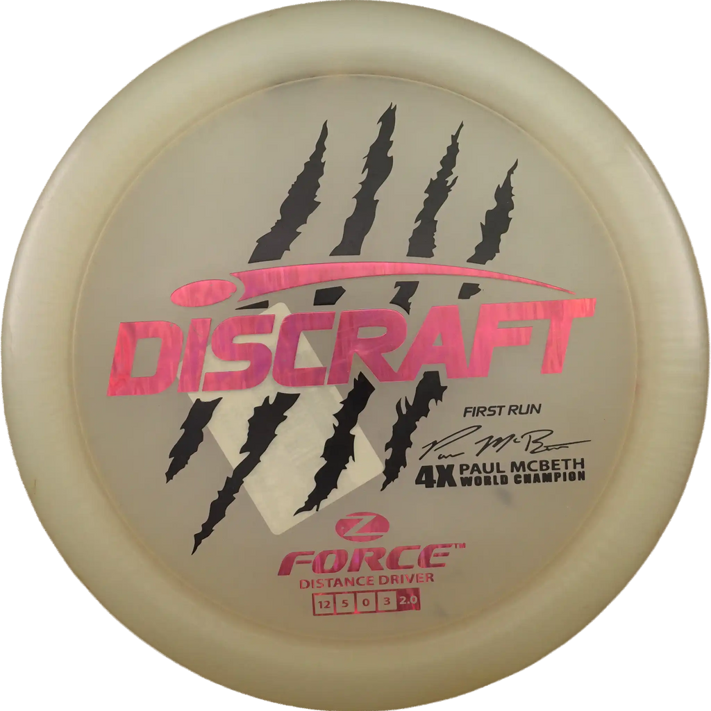Z Force - First Run - Paul McBeth - 4x World Champion