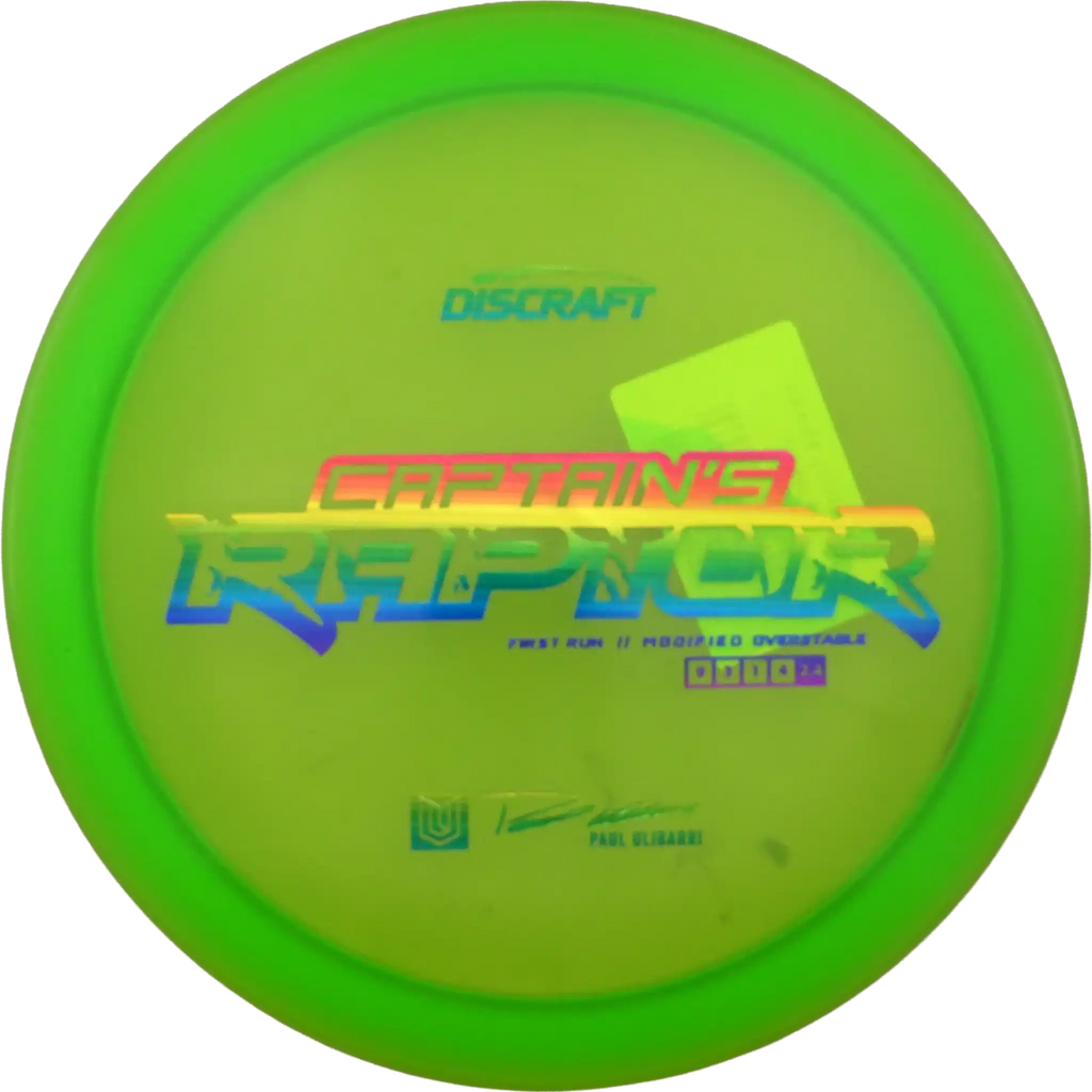 Big Z Captain´s Raptor - First Run