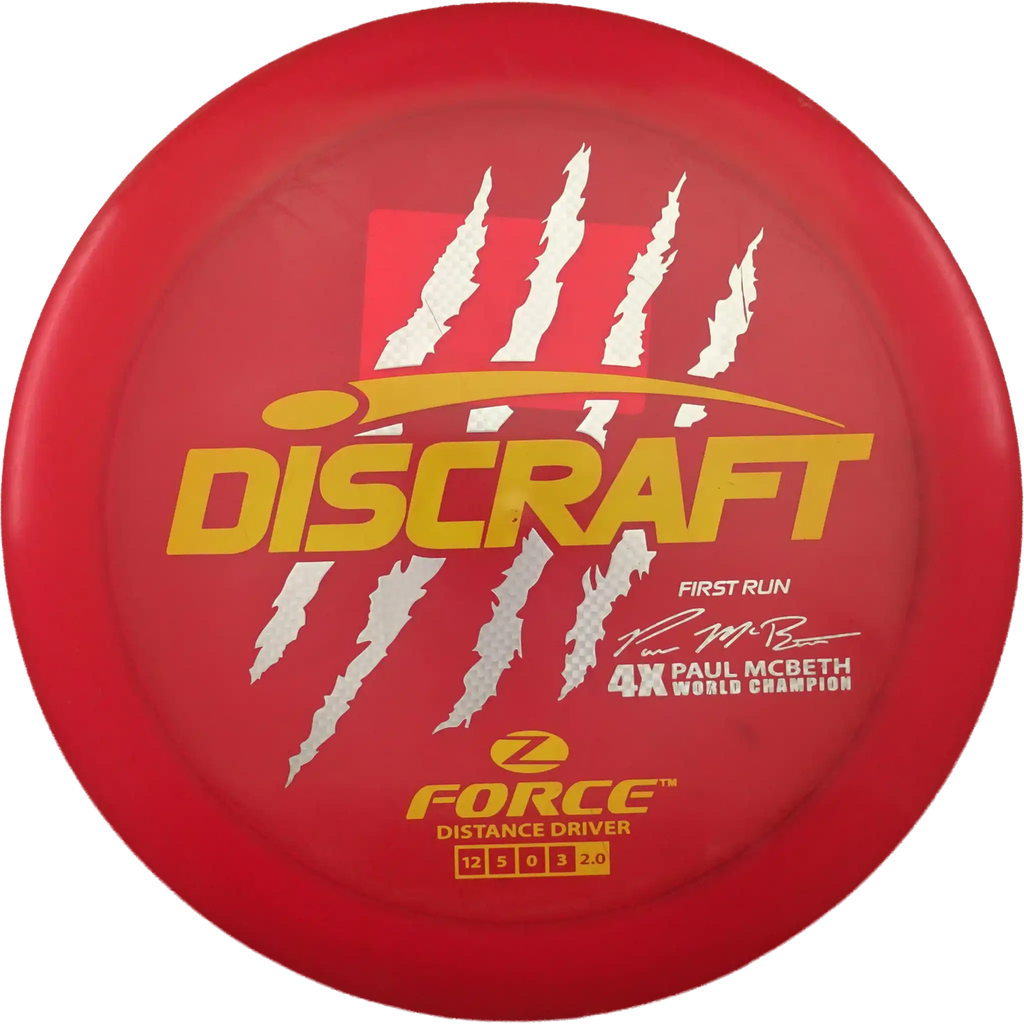Z Force - First Run - Paul McBeth - 4x World Champion
