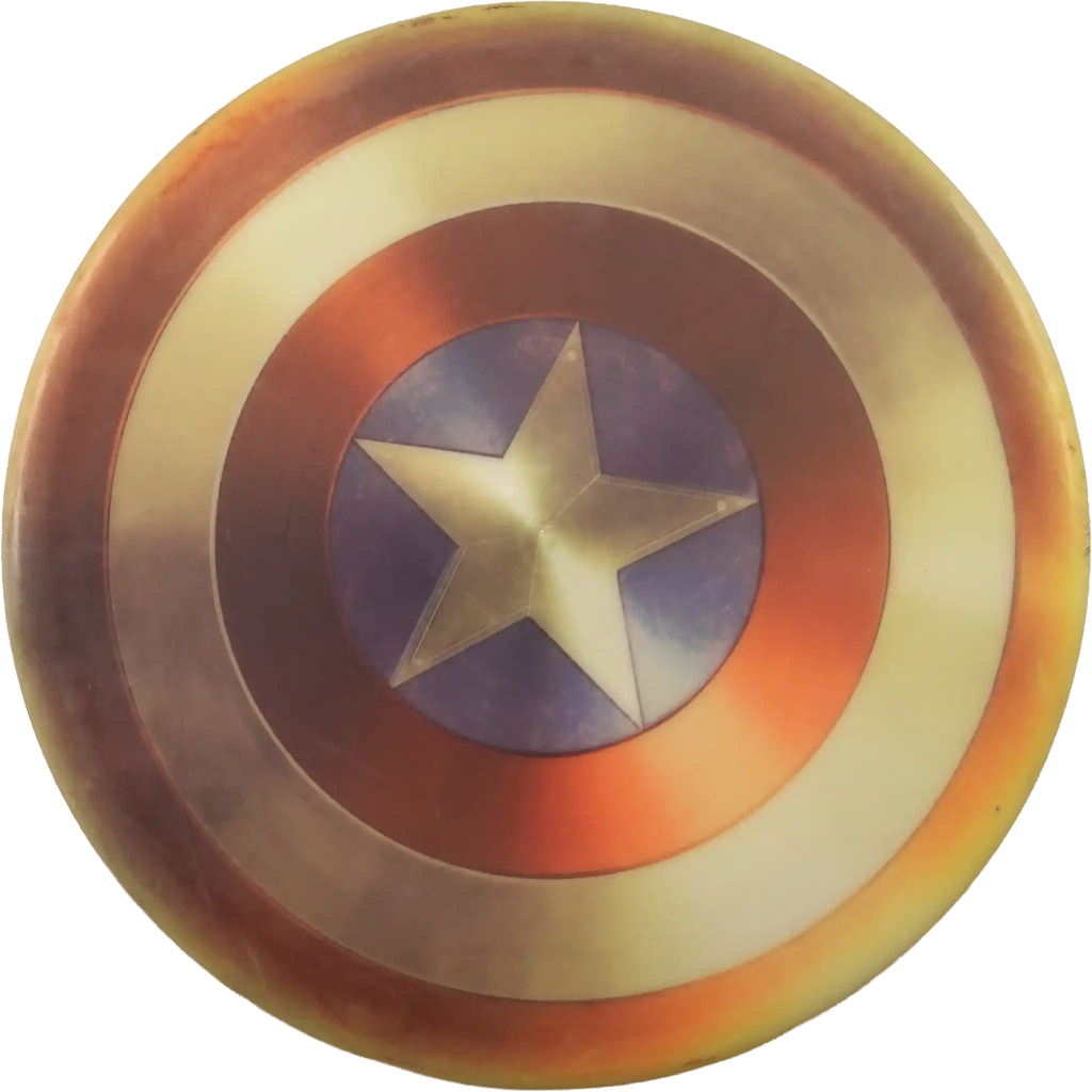 Gold Compass - Captain America Stamp