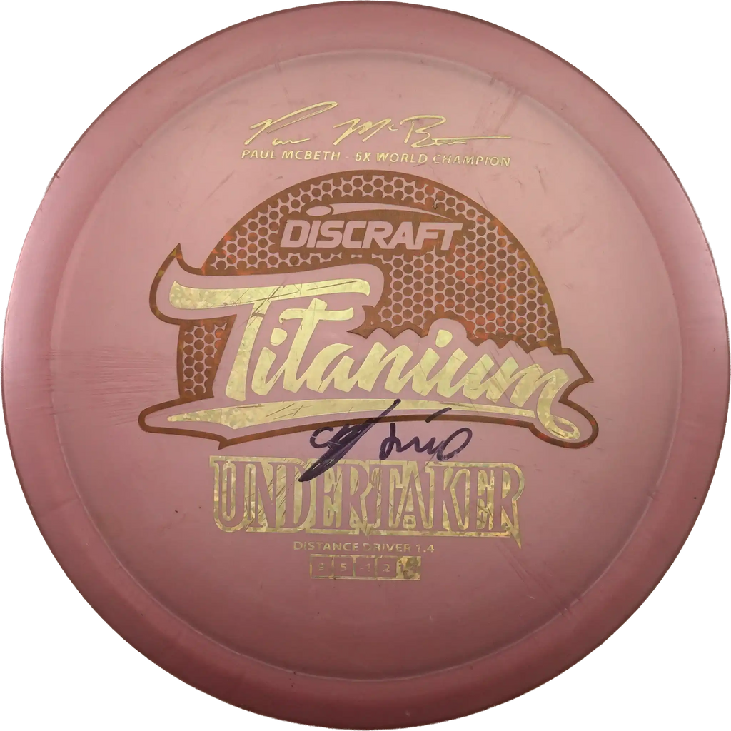 Titanium Undertaker - Paul McBeth 5x World Champion