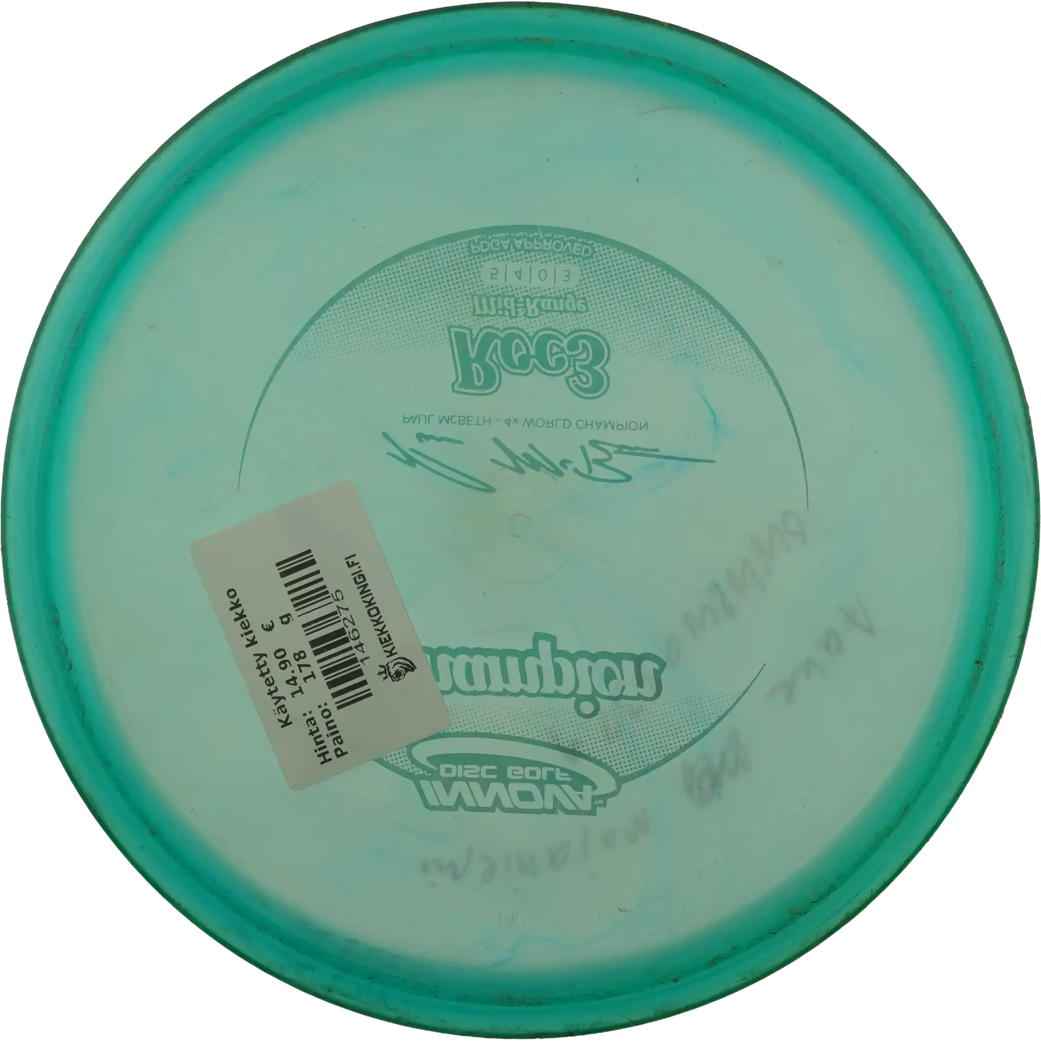 Champion Roc3 - Paul McBeth 4X World Chamopion