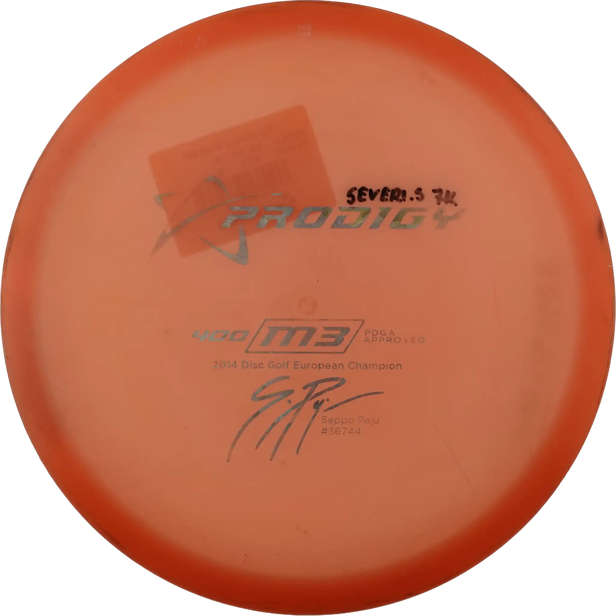 400 M3 - Seppo Paju - 2014 Disc Golf European Champion