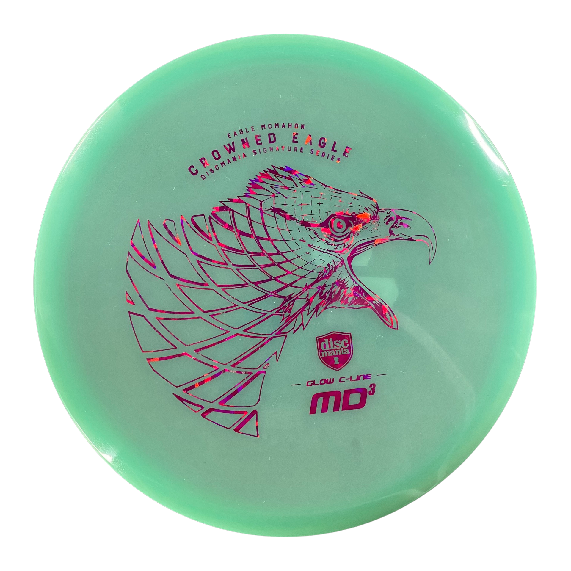 Discmania Glow C-Line MD3 - Crowned Eagle Eagle McMahon